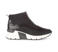 Black Zip Up Trainer Ankle Boots - female - Rieker - Wedges - Black - 6 UK - Shoes 6 UK