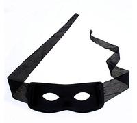 Black Zorro Face Eye Mask Robber Burglar Mens Cat Woman Masquerade Fancy Dress