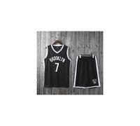 (Black1, 130cm) Brooklyn Nets Kevin Durant adult and children's jersey set