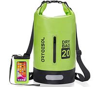 Blackace arteesol Dry Bag 5L/10L/20L/30L Wet Bag Waterproof Bag with Phone Pouch Double Shoulder Strap Backpack for Travelling Fishing Cycling Kayaking Swimming Boating Beach