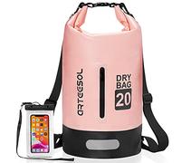 Blackace arteesol Dry Bag 5L/10L/20L/30L Wet Bag Waterproof Bag with Phone Pouch Double Shoulder Strap Backpack for Travelling Fishing Cycling Kayaking Swimming Boating Beach