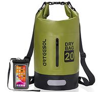 Blackace arteesol Dry Bag 5L/10L/20L/30L Wet Bag Waterproof Bag with Phone Pouch Double Shoulder Strap Backpack for Travelling Fishing Cycling Kayaking Swimming Boating Beach