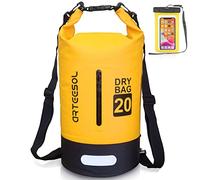 Blackace arteesol Dry Bag 5L/10L/20L/30L Wet Bag Waterproof Bag with Phone Pouch Double Shoulder Strap Backpack for Travelling Fishing Cycling Kayaking Swimming Boating Beach