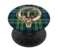 Blackadder Scottish Clan Badge & Tartan PopSockets Adhesive PopGrip