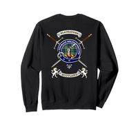 Blackadder Scottish Clan Badge Tartan & Swords (back) Sweatshirt