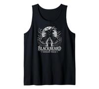 Blackbeard Edward Teach Moon Shadow Queen Anne's Revenge Tank Top