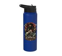 Blackbeard Edward Teach Queen Anne's Revenge Stainless Steel Insulated Water Bottle