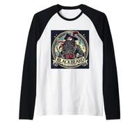 Blackbeard the Pirate St Augustine Raglan Baseball Tee