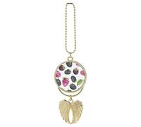 Blackberry Fruit Pattern Car Hanging Ornament Rear View Mirror Pendant Cute Car Mirror Aesthetic Decor Funny Auto Pendant Auto Charms Gifts for Men Women Golden-style