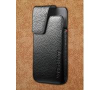 BlackBerry Holster Leather Swivel Holster BB10 - Retail Packaging - Black