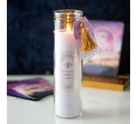 Blackberry Tube Candle With Amethyst Crystals