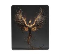 Blackbird Mouse Pad Black Durable Soft Waterproof Non-Slip Rubber Leather with Stitched Edge Gaming Mouse Pads for Desk Office Laptop11.8 x9.8