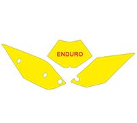 Blackbird Plate Stickers Black Beta RR, black
