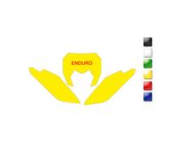 Blackbird Plate Stickers Black Sherco, black