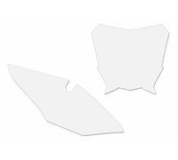Blackbird Plate Stickers White Honda CRF450R, white