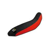 Blackbird Rally Ride Seat Cover - Black/Red - 2 pieces, black