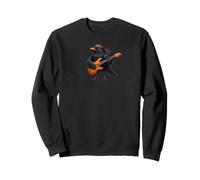Blackbird with Guitar Birdlover Birdwatcher Biologist Bird Sweatshirt