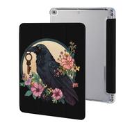 Blackbird With Key Crow Case Compatible for IPAD 2017/2018/Air1/Air2 (9.7in) Tablet Cases Protective Stand Cover