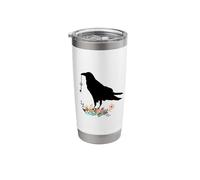 Blackbird with Key Crow Raven Stainless Steel Insulated Tumbler