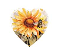 Blackboard Bees Sunflowers Fridge Magnets Mini Strong Refrigerator Magnet for Home Kitchen Office Decor, Magnetic Decorative Magnet Stickers Housewarming Gifts for Women Man