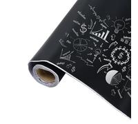 Blackboard Film, Self-Adhesive, Removable Chalkboard Film, Wall Sticker, Self-Adhesive Wipe-Clean Blackboard Film for School, Presentation, Office, Creative Area