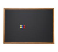 Blackboard Magnetic Wooden Framed Office Notice Chalk Board 60 x 90cm