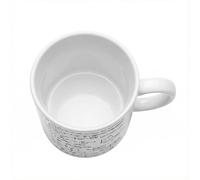 Blackboard Mug, 320ml, Chalk-Style Equations, Coffee Tea, Student Exam Gift