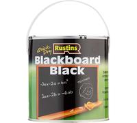 Blackboard Paint Black Rustins Quick Dry 2.5 Litre Create Chalkboard Any Surface