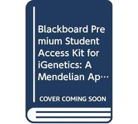 Blackboard Premium Student Access Kit for iGenetics: A Mendelian Approach