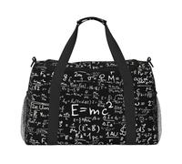 Blackboard Wallpaper Travel Duffel Bag Weekend Bag Weekender Overnight Carry On Hand Bag Workout Sport Hospital