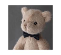 (BlackBowTie) Holiday Dabron Roman Plush Toy Dressed Bear Soft Stuffed Companion Gift Kid Doll
