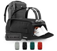 Blackbriar Range Duffel 30L Ash Black, Convertible Backpack with Patented Magnetic Access, Modular S-Partition, Dual Shoe Garage | Waterproof Drycoatex™ for Tactical, Travel, Gym