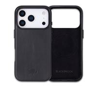 BLACKBROOK Leather Case for iPhone 17 Pro Max - Barlow Handcrafted Snap-On Cover, Full Grain Leather with 360° Edge Protection, MagSafe Compatible, Slim Protective Design, Luxury Gift Box Black