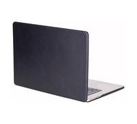 BLACKBROOK Premium Full Grain Leather Hardshell Case for Apple MacBook Pro 16", Butler Top and Bottom Leather Shells for Protection (Black, MacBook Pro 16")
