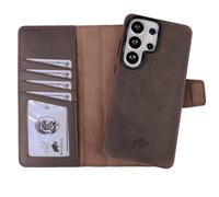 BLACKBROOK Wallet Case for Samsung S26 Ultra - Carter 2-in-1 Detachable Folio for MagSafe, Full Grain Leather, 4 Card Slots, Cash & ID Pockets, RFID Protection