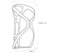 Blackburn Cinch Carbon Bottle Cage One Size Matte White