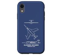 Blackburn NA 39 Prototype Buccaneer British Plane Blueprints Case for iPhone XR