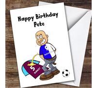 Blackburn Weeing On Burnley Funny Burnley Football Fan Birthday Card | Personalised Birthday Card | Funny Football Birthday Card for Him | Burnley Fan Birthday Card