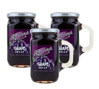 Blackburn's Preserves & Jellys 18oz Jar (Packed in a Glass Reusable Handled Mug) (Grape Jelly)