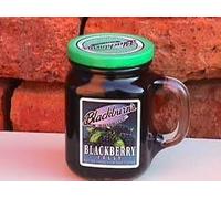 Blackburn's Preserves & Jellys 18oz Reusable Handled Glass Mug Jar (Pack of 3) (Blackberry Jelly)