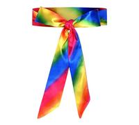 BlackButterfly Double-Sided Satin Sash, Rainbow, 10W / 250L