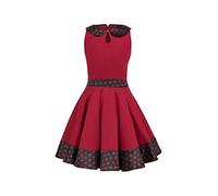 BlackButterfly Kids 'Zoey' Vintage Polka Dot 50's Girls Dress (Red, 13-14 Years)