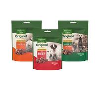 BlackCat Medicines Natures Menu Real Meaty Dog Treats 120g Pack Beef, Lamb, Chicken (Chicken, 7 Pack)