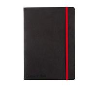 Blackcolors Black N' Red A5 Soft Cover Journal - Ruled With Numbered Pages