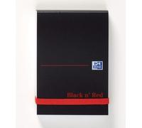 Blackcolors Black N Red Polynote Book Casebound 90Gsm Unruled 192 Pages 105X74mm Ref M67072 Pack Of 10