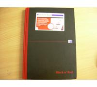 Blackcolors Oxford Ts-180153 Black N Red A4 Ruled Book, Casebound, 90Gsm, 192 Pages, Pack Of 5