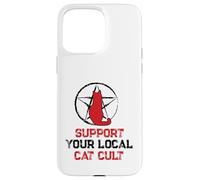 Blackcraft Cult Devil Worship - Support your local cat cult Case for iPhone 15 Pro Max