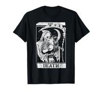 Blackcraft Vintage Death the Reaper Kiss Tarot Card T-Shirt