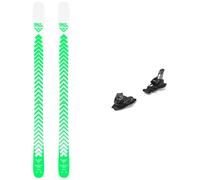Blackcrows - Freeride/Freestyle ski bindings - Pack Captis 2026 for Men - Green Green 172 cm.184 cm.178 cm