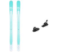 Blackcrows - Freeride/Freestyle ski bindings - Pack Captis Birdie 2026 for Women - Blue Blue 160 cm.154 cm.172 cm.166 cm